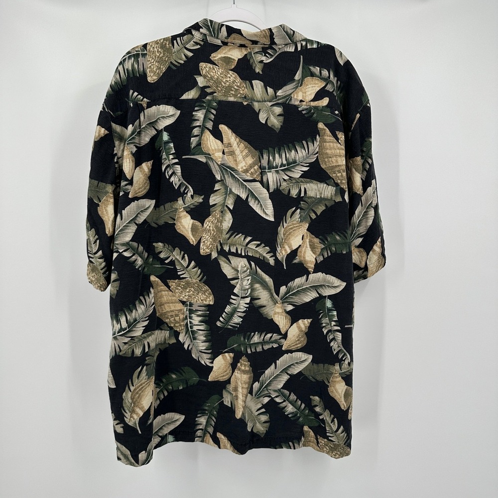 Havana Jacks Cafe Mens Silk Hawaiian Shirt Size XXL Floral Resort Vacation Aloha - Picture 2 of 7